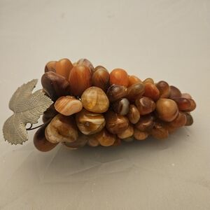 Vintage Carnelian Grape Cluster - 6" Length